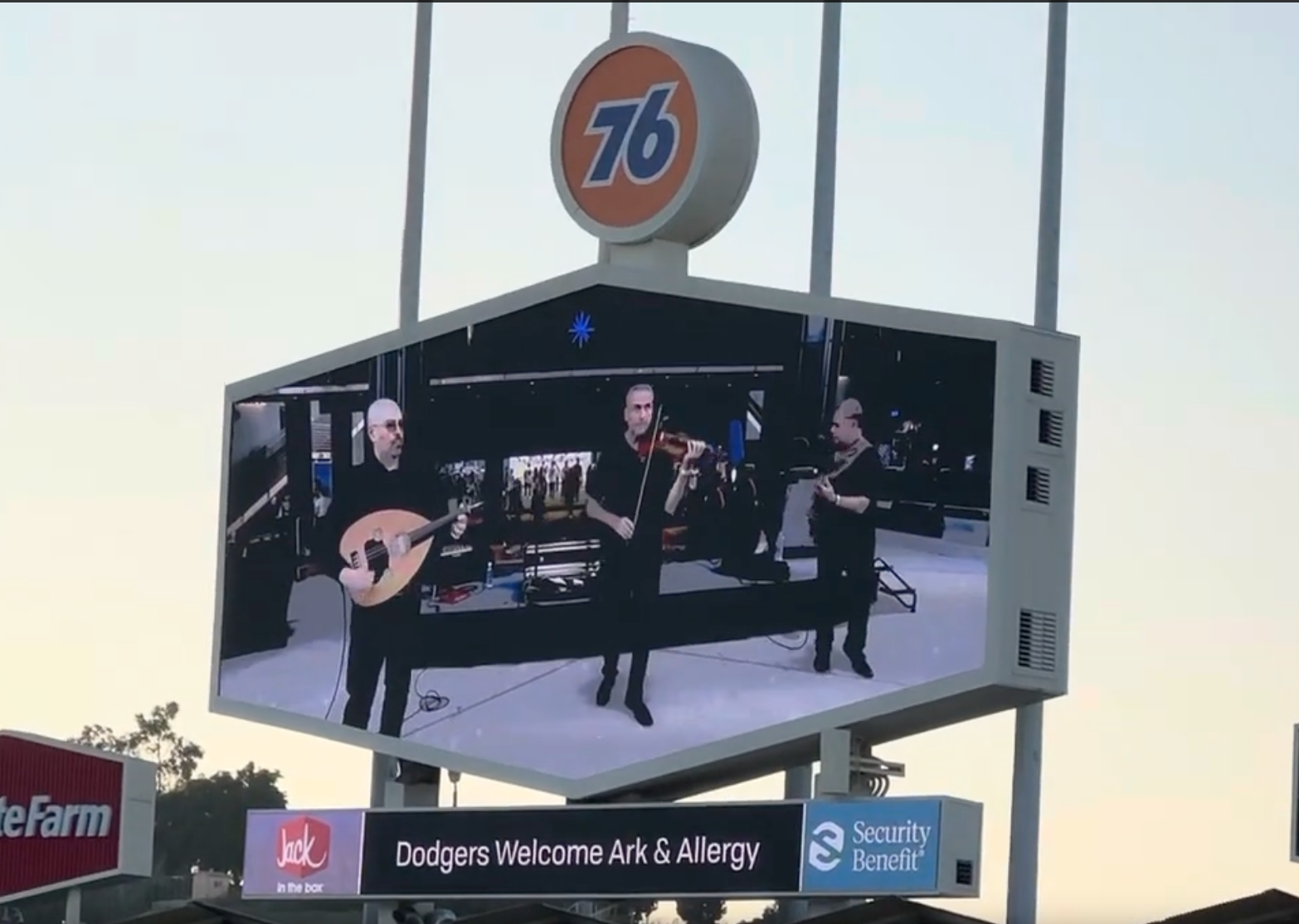 String Harmonies Performing at Dodger Stadium for Armenian Heritage Night